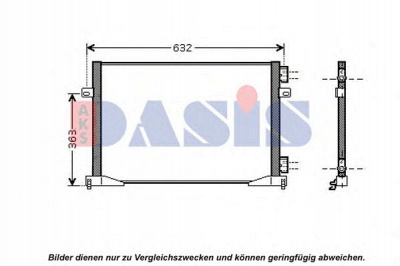 AKS DASIS 182045n -  Конденсатор, кондиционер